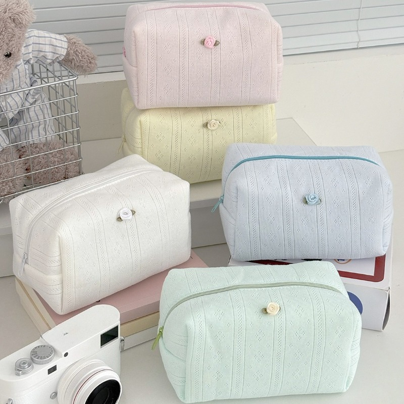 Women's Lace Bow Floral Makeup - Korean Skincare Routine ulasan dan harga