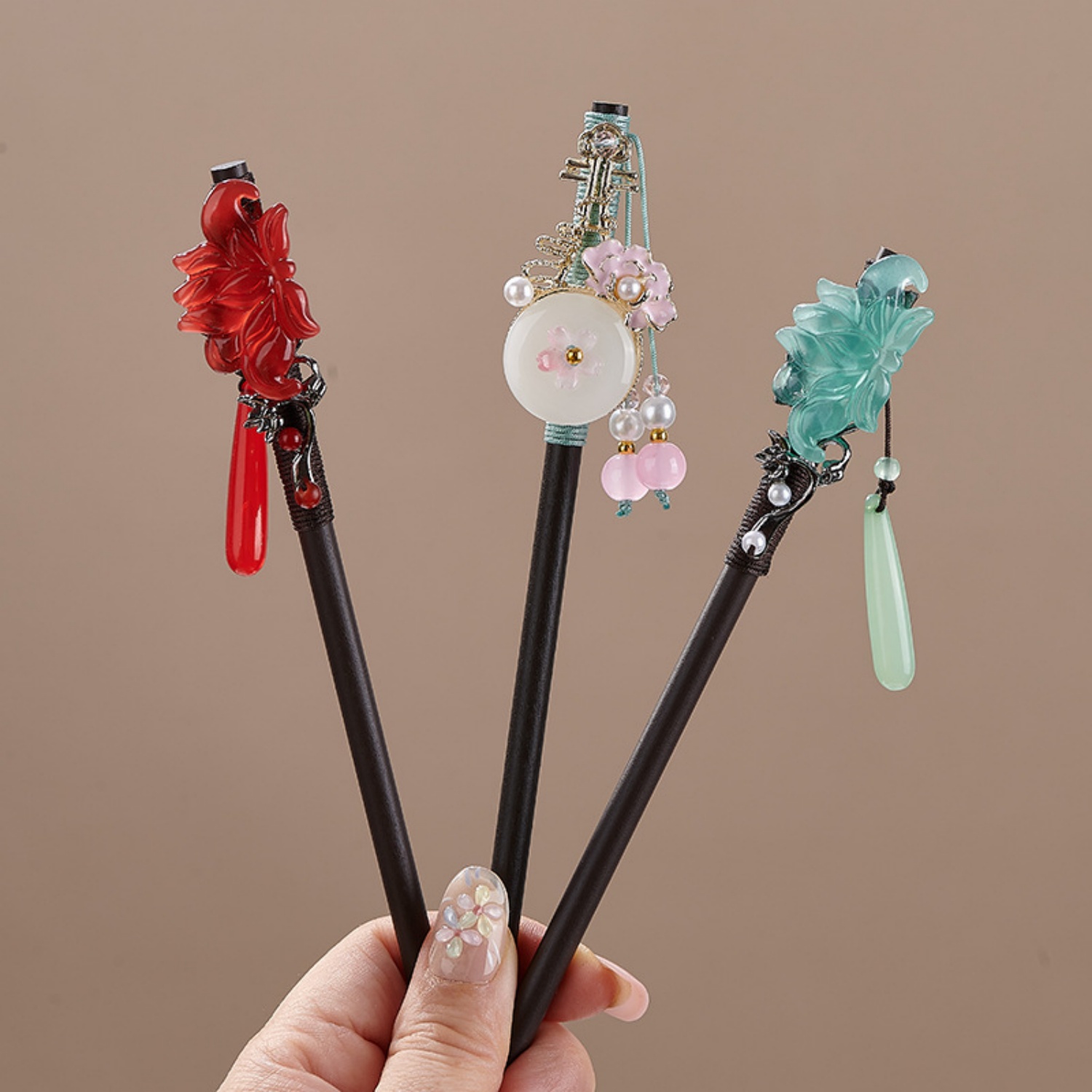 Vintage Flower Hairpin For Wom - Hanbok Hair Pin ulasan dan harga