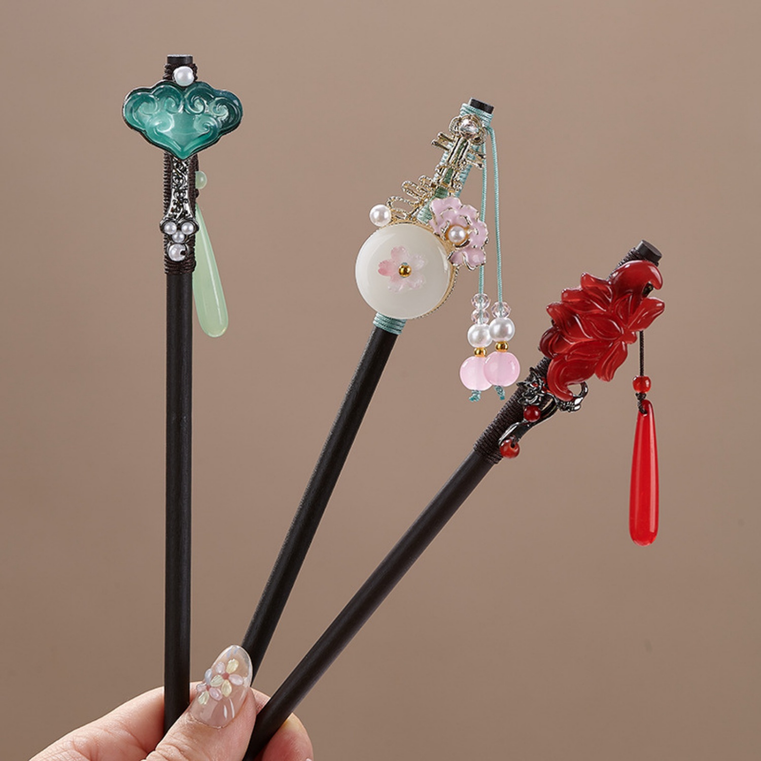 Vintage Flower Hairpin For Wom - Hanbok Hair Pin ulasan dan harga