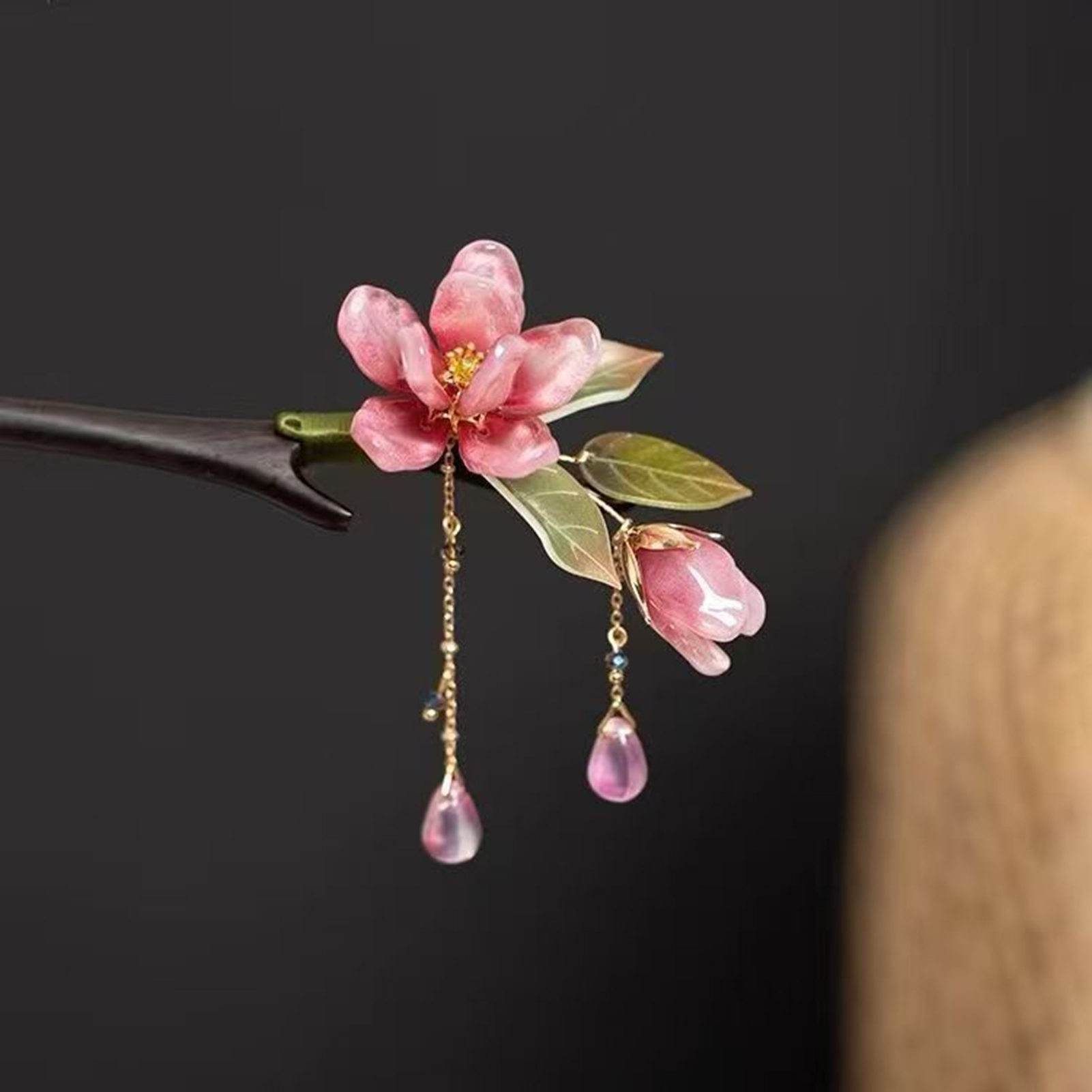 Floral Hair Stick Chinese Styl - Hanbok Hair Pin ulasan dan harga